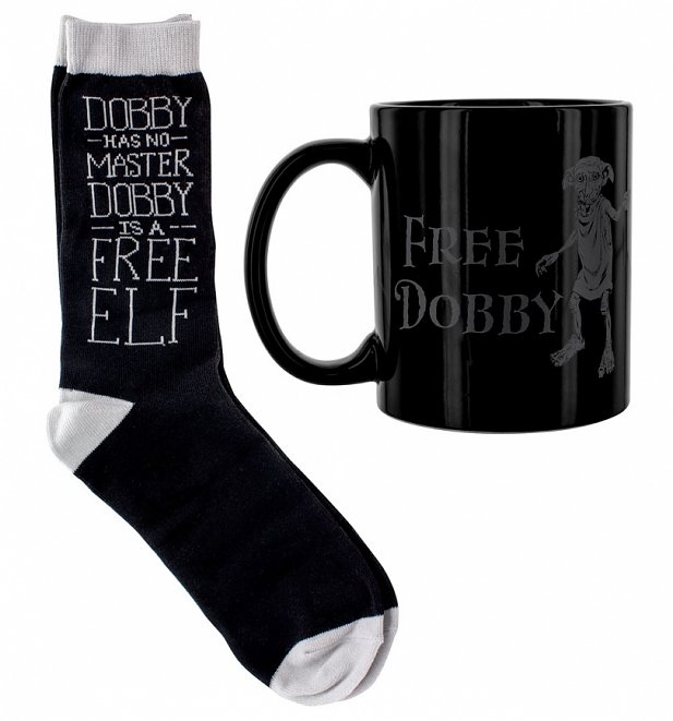 Harry Potter Free Dobby Mug And Socks Set Harry Potter Free Dobby Mug And Socks Set