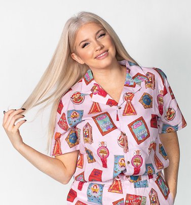 Harry Potter Honeydukes Co-Ord Button Up Shirt from Cakeworthy