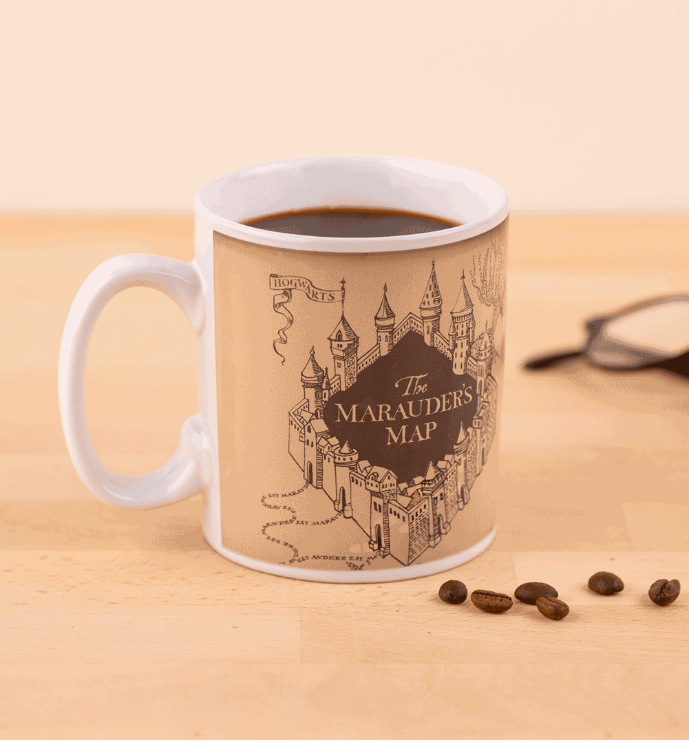 Harry Potter Marauders Map Heat Change Mug Harry Potter Marauders Map Heat Change Mug