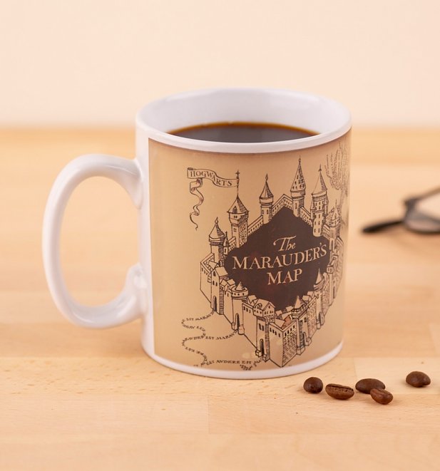 Harry Potter Marauders Map Heat Change Mug