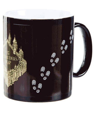Harry Potter Marauder's Map Mischief Managed Heat Changing Mug Harry Potter Marauder's Map Mischief Managed Heat Changing Mug
