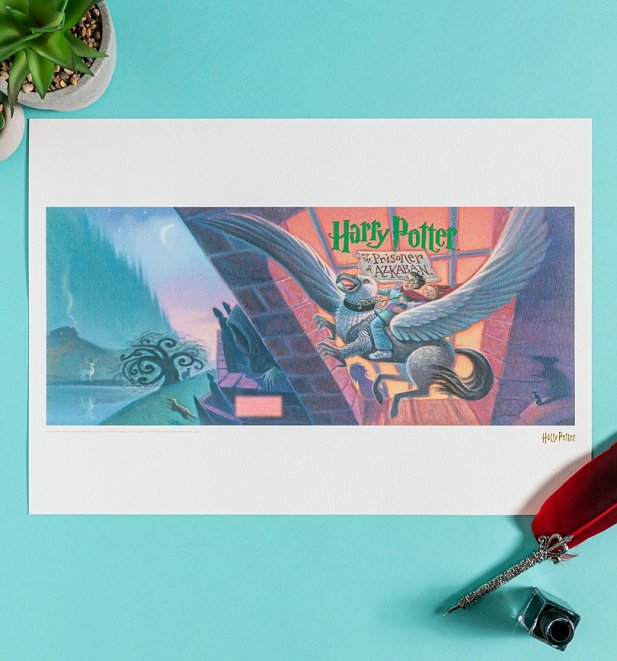 Harry Potter Prisoner of Azkaban Book Cover Art Print Harry Potter Prisoner of Azkaban Book Cover Art Print