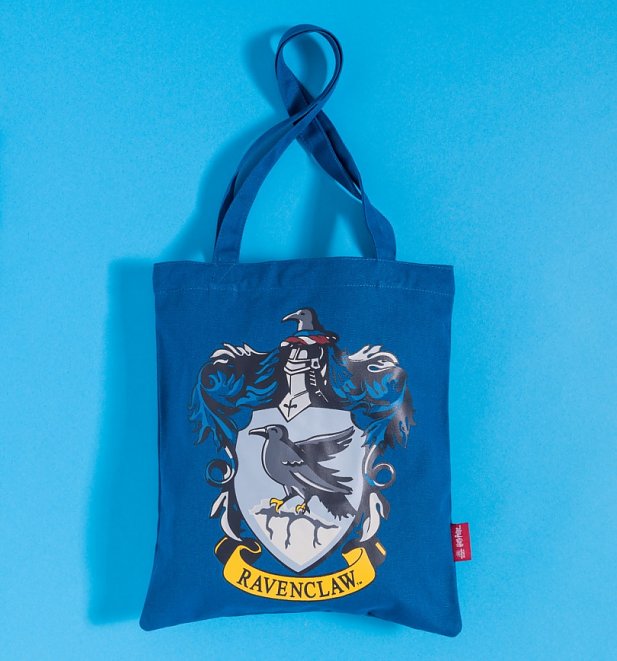 Harry Potter Ravenclaw Crest Navy Blue Tote Bag