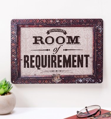 Harry Potter Room Of Requirement Tin Sign Harry Potter Room Of Requirement Tin Sign