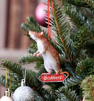 Harry Potter Scabbers Rat Hanging Decoration Harry Potter Scabbers Rat Hanging Decoration