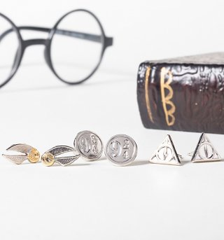 Harry Potter Set Of 3 Stud Earrings Harry Potter Set Of 3 Stud Earrings