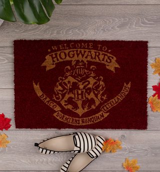 Harry Potter Welcome To Hogwarts Door Mat Harry Potter Welcome To Hogwarts Door Mat