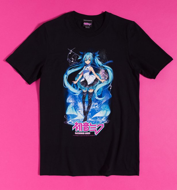 Hatsune Miku Black T-Shirt Hatsune Miku Black T-Shirt