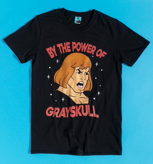 He-Man Power Of Grayskull Face Black T-Shirt He-Man Power Of Grayskull Face Black T-Shirt