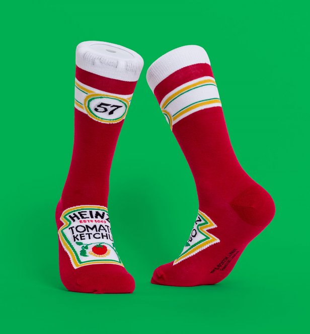 Heinz Tomato Ketchup Crew Socks Heinz Tomato Ketchup Crew Socks