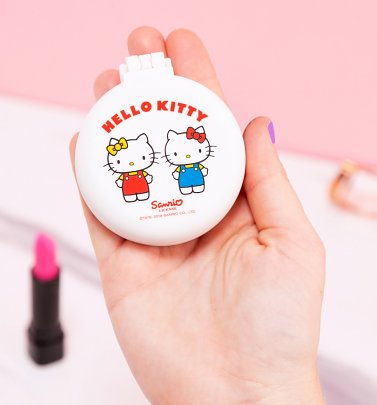 Hello Kitty Compact Mirror and Brush Hello Kitty Compact Mirror and Brush