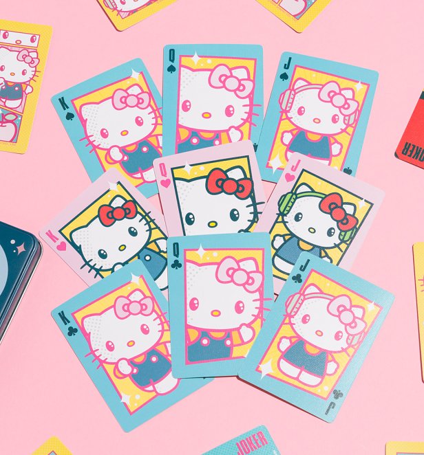 Sanrio Hello Kitty Playing Cards In A Tin