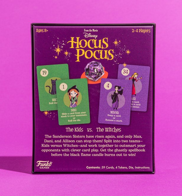 Hocus Pocus Tricks and Wits Card Game from Funko