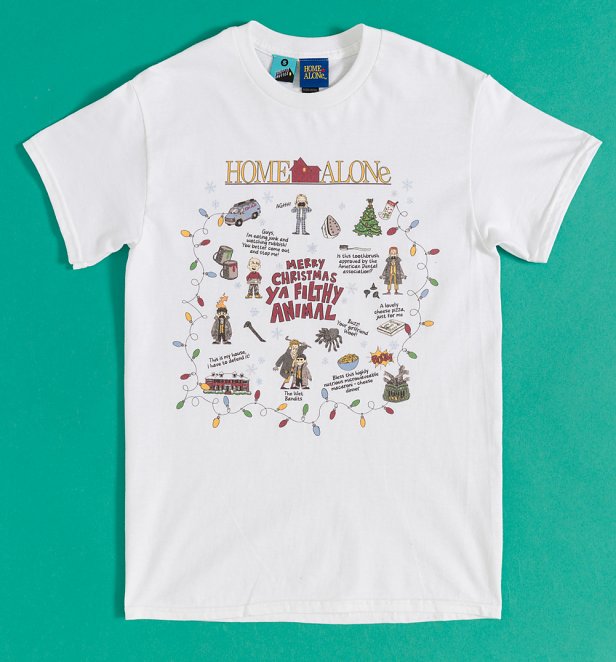 Home Alone Christmas White T-Shirt