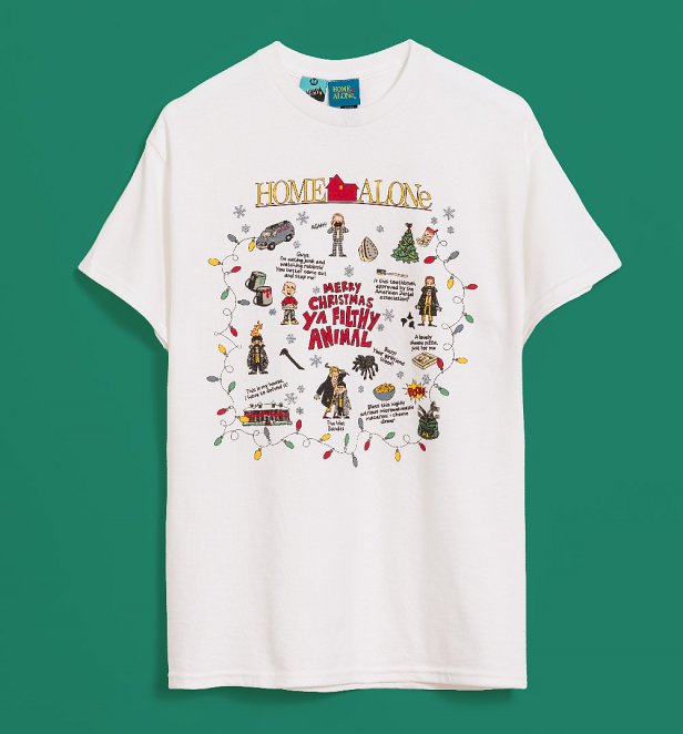 Home Alone Christmas White T-Shirt Home Alone Christmas White T-Shirt
