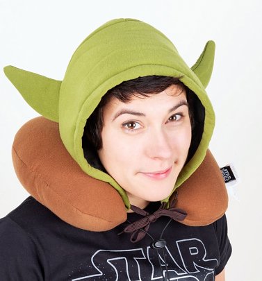 Hooded Yoda Travel Neck Pillow Hooded Yoda Travel Neck Pillow