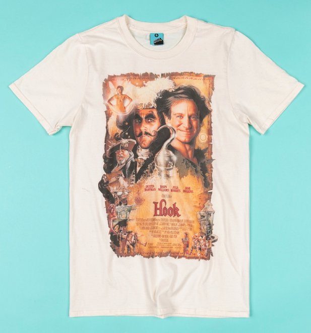 Hook Movie Poster Ecru T-Shirt