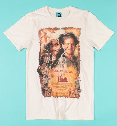 Hook Movie Poster Ecru T-Shirt Hook Movie Poster Ecru T-Shirt