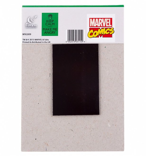 Hulk Keep Calm Magnetic Notepad Hulk Keep Calm Magnetic Notepad