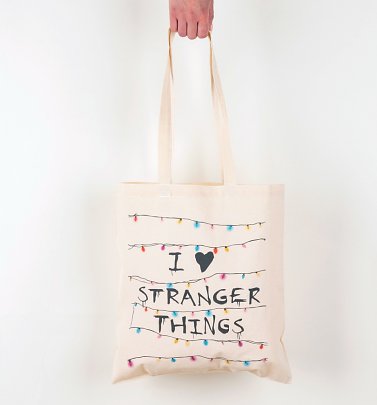 I Heart Stranger Things Inspired Tote Bag I Heart Stranger Things Inspired Tote Bag