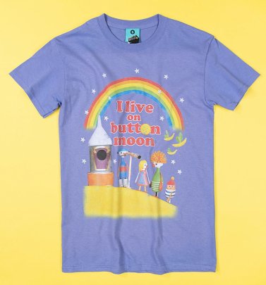 I Live On Button Moon Violet T-Shirt I Live On Button Moon Violet T-Shirt