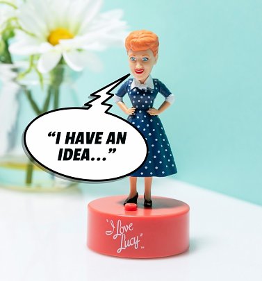 I Love Lucy Talking Bobble Figurine