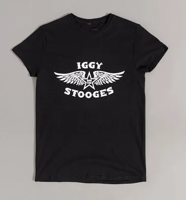 T-shirt Iggy Pop And The Stooges Officiel - Homme/unisexe Blanc, Coton 100% - Neuf Avec étiquettes