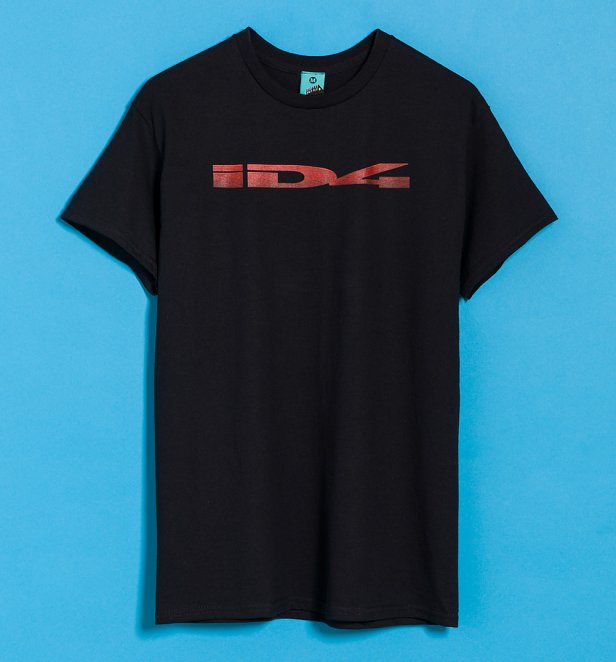 Independence Day Black T-Shirt With Back Print Independence Day Black T-Shirt With Back Print