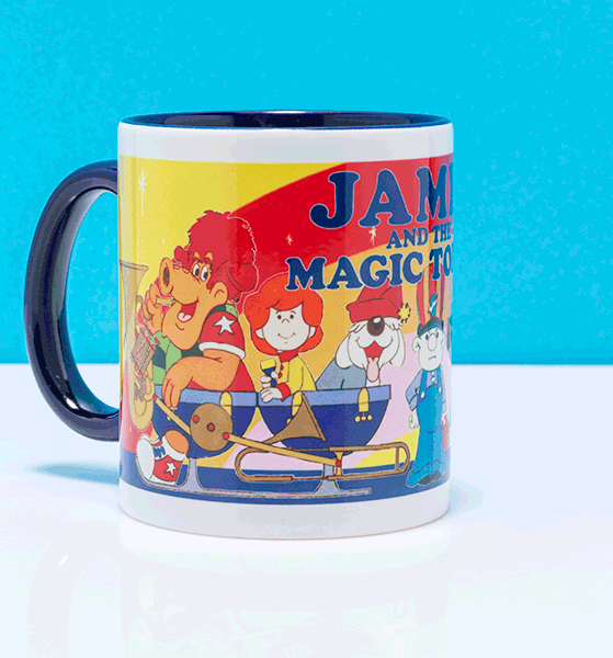 Jamie And The Magic Torch Blue Handle Mug