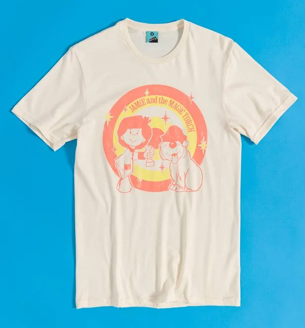 Jamie And The Magic Torch Retro Vibes Natural T-Shirt