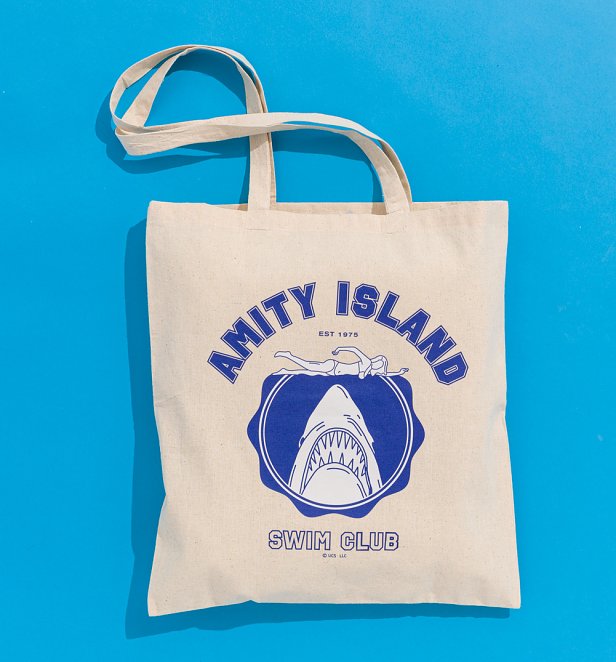 Jaws Amity Island Tote Bag