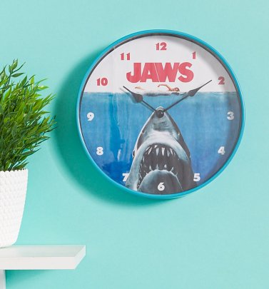 Jaws Movie Poster Wall Clock