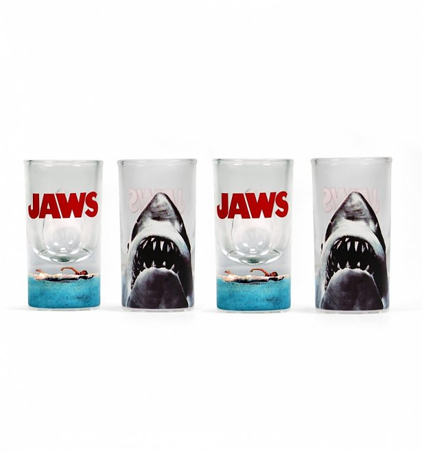 Jaws Set of Four Shot Glasses Jaws Set of Four Shot Glasses
