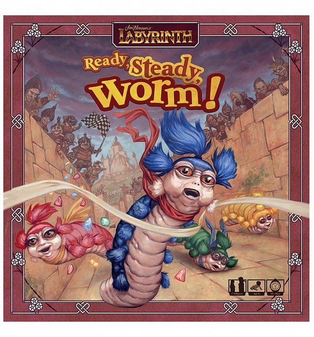 Jim Henson's Labyrinth Ready Steady Worm Board Game from Riverhorse