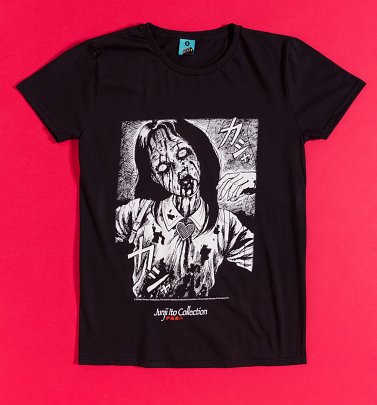 Junji-Ito Collection Bleeding Black T-Shirt