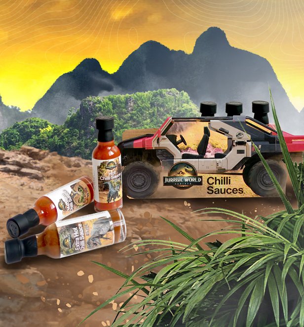 Jurassic Park Car Chiili Sauces Jurassic Park Car Chiili Sauces