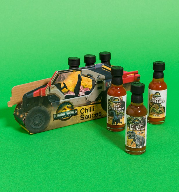 Jurassic Park Car Chiili Sauces Jurassic Park Car Chiili Sauces