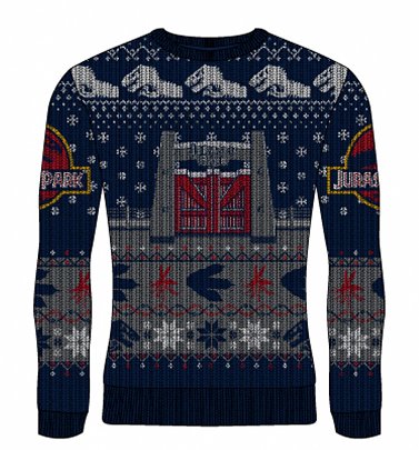 Jurassic Park Christmas Jumper Jurassic Park Christmas Jumper