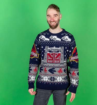 Jurassic Park Christmas Jumper Jurassic Park Christmas Jumper