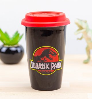 Jurassic Park Classic Logo Travel Mug Jurassic Park Classic Logo Travel Mug