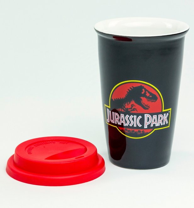 Jurassic Park Classic Logo Travel Mug Jurassic Park Classic Logo Travel Mug