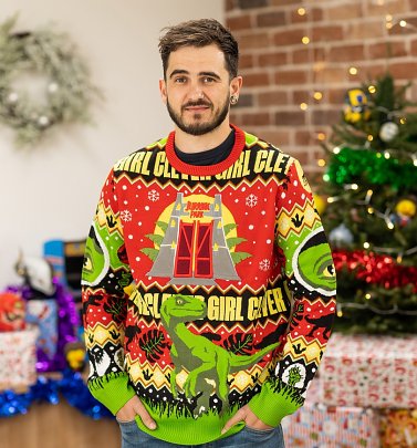 Jurassic Park Knitted Christmas Jumper