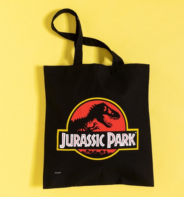 Jurassic Park Logo Canvas Tote Bag