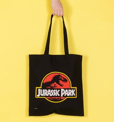 Jurassic Park Logo Canvas Tote Bag Jurassic Park Logo Canvas Tote Bag