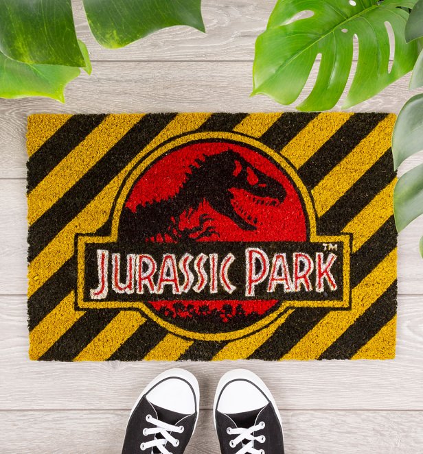 Jurassic Park Logo Door Mat