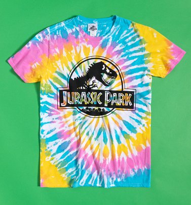 Jurassic Park Logo Tie Dye T-Shirt