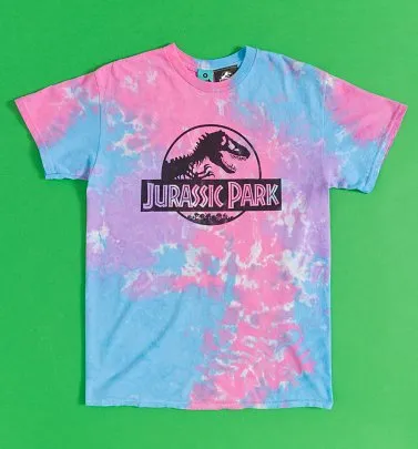Jurassic Park Logo Tie Dye T-Shirt