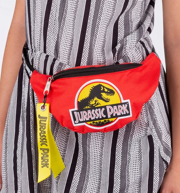 Jurassic Park Red Bumbag from Hype Jurassic Park Red Bumbag from Hype
