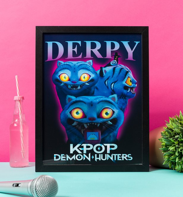 KPop Demon Hunters Derpy Framed Print 30 x 40 cm