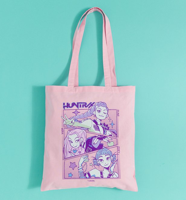 KPop Demon Hunters Huntr/x Pink Tote Bag